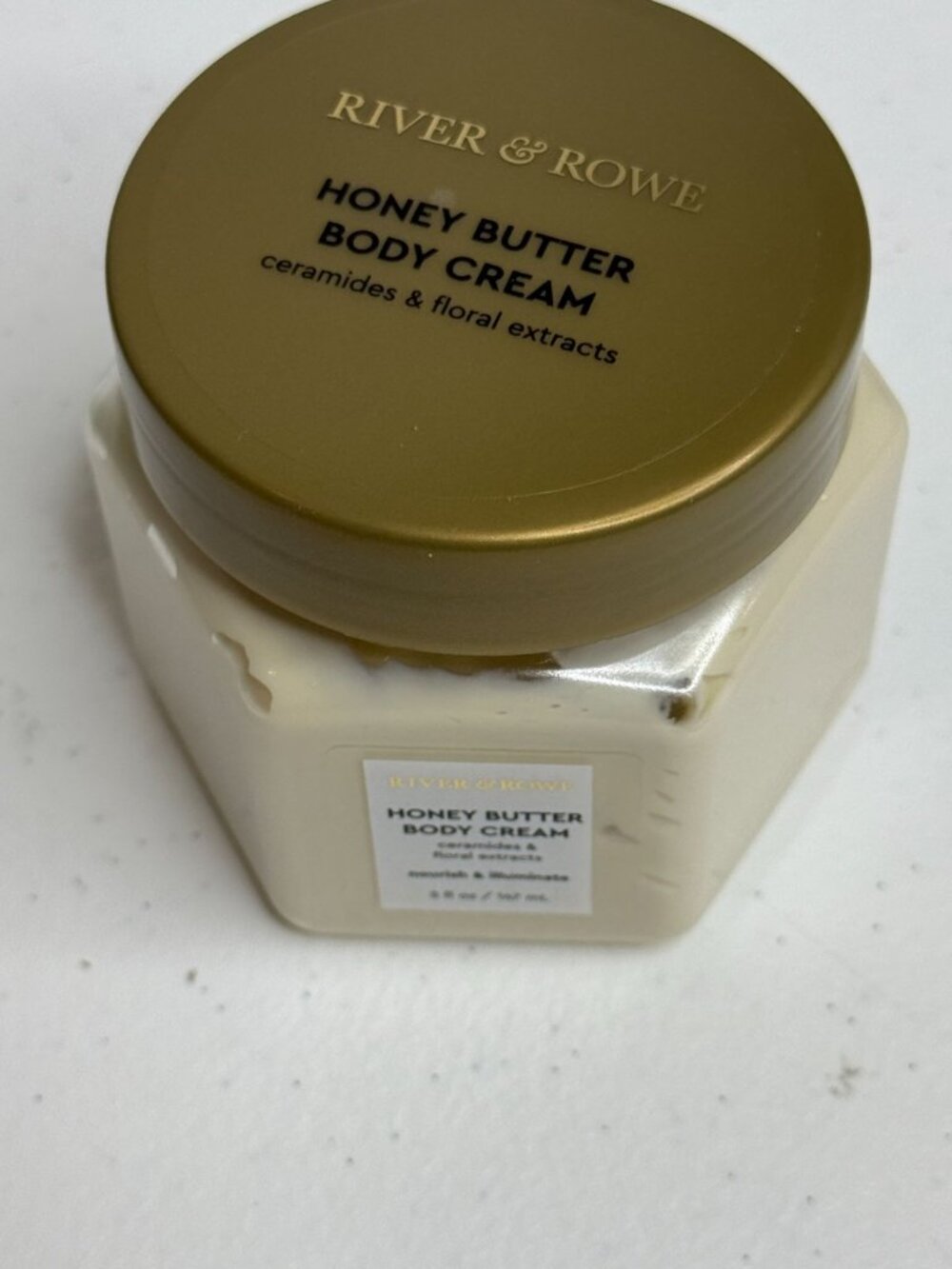 River & Rowe Honey Butter Body Cream 8 oz Ceramides Moisturizing Lotion Spa